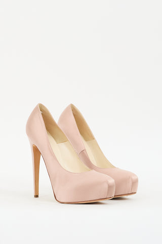 Satin Platform Pump