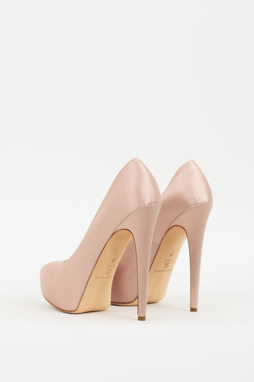 Satin Platform Pump