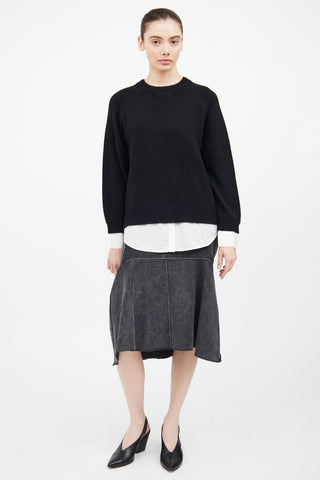 Brochu Walker Black Layered Sweater