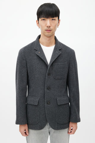 Brunello Cucinelli Grey Cashmere Jacket