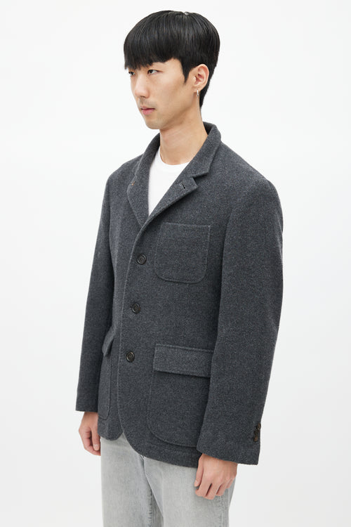 Brunello Cucinelli Grey Cashmere Jacket