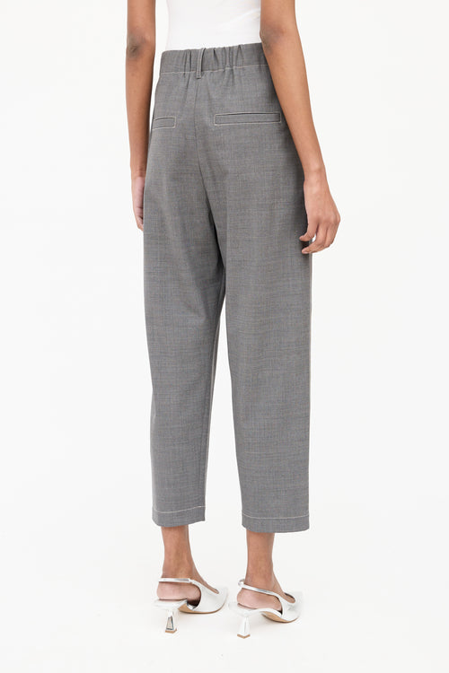 Brunello Cucinelli Taper High Rise Pant