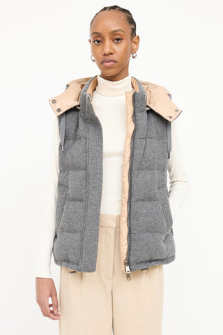 Brunello Cucinelli Reversible Puffer Vest