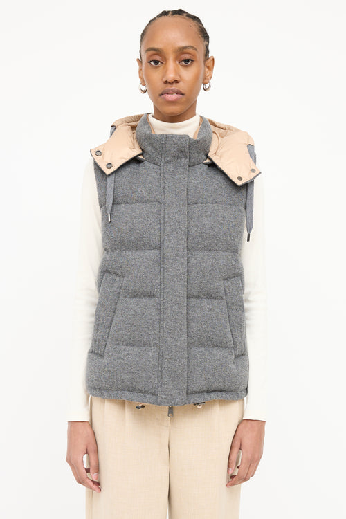 Brunello Cucinelli Reversible Puffer Vest