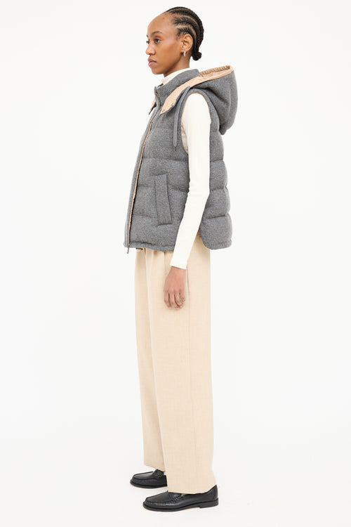 Brunello Cucinelli Reversible Puffer Vest