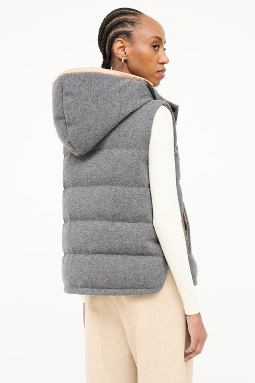 Brunello Cucinelli Reversible Puffer Vest