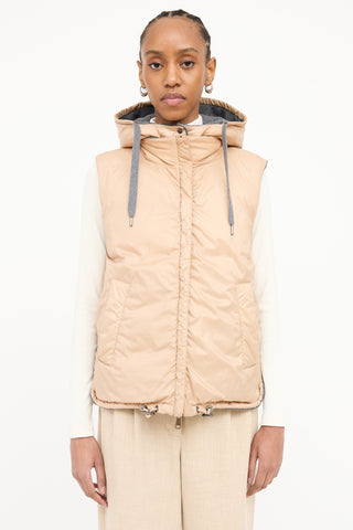 Brunello Cucinelli Reversible Puffer Vest