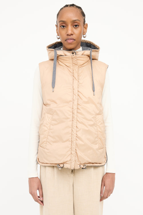 Brunello Cucinelli Reversible Puffer Vest