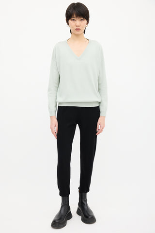 Brunello Cucinelli Pastel Green Cashmere Sweater