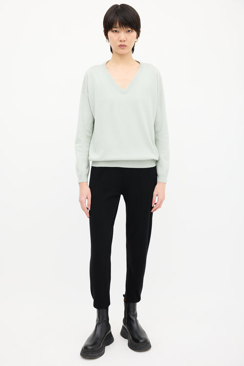 Brunello Cucinelli Pastel Green Cashmere Sweater