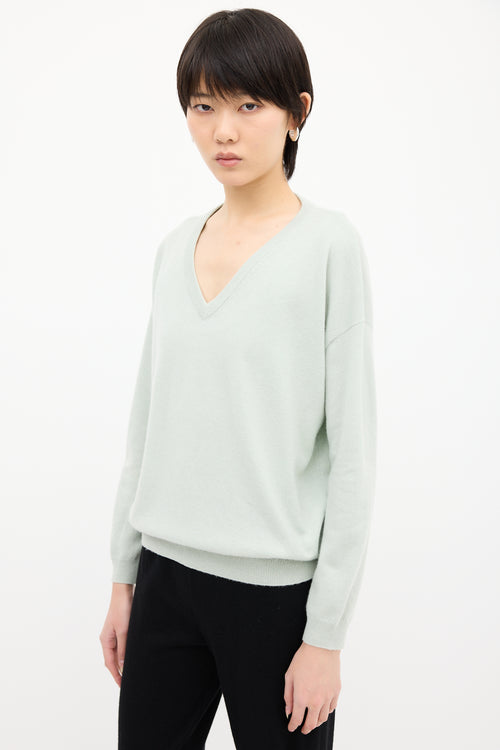 Brunello Cucinelli Pastel Green Cashmere Sweater