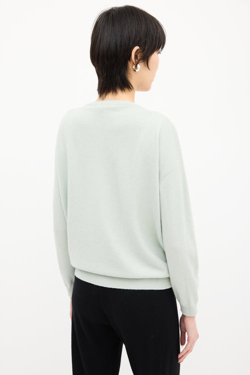 Brunello Cucinelli Pastel Green Cashmere Sweater