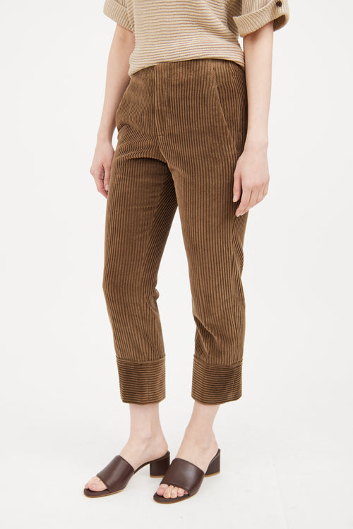 Brown Corduroy Pant