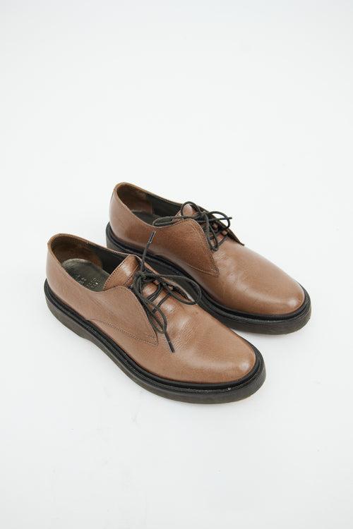 Brunello Cucinelli Brown Monili Oxford Shoe