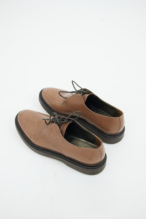 Brunello Cucinelli Brown Monili Oxford Shoe