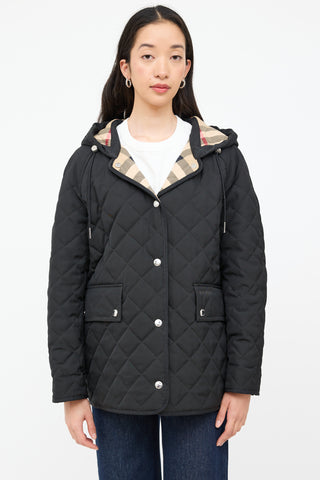 Burberry Hooded Quilted Padded Jacket