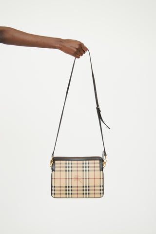 Burberry Haymarket Flat Crossbody Bag