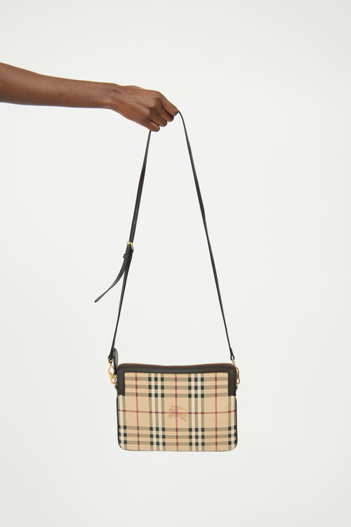 Burberry Haymarket Flat Crossbody Bag