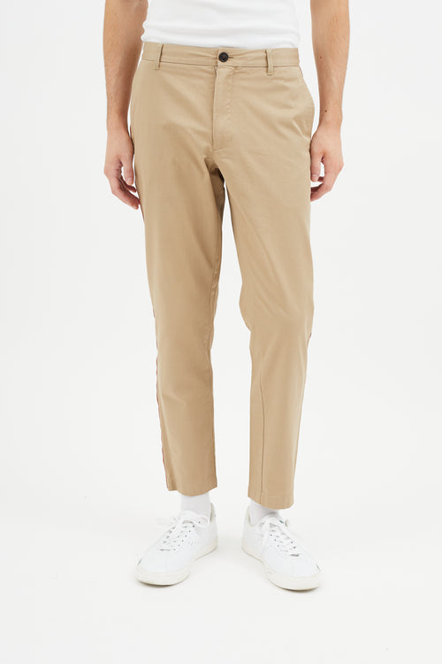 Burberry Beige 
Multicolour Stripe Trouser