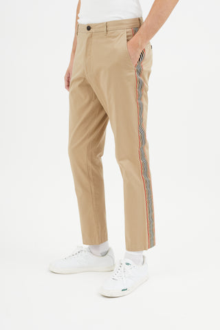 Burberry Beige 
Multicolour Stripe Trouser