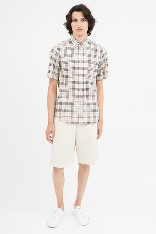 Burberry Beige Nova Check Shirt