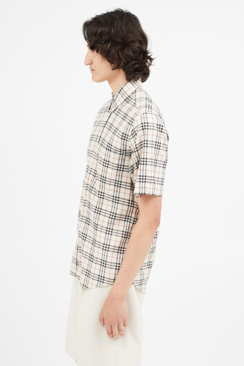 Burberry Beige Nova Check Shirt