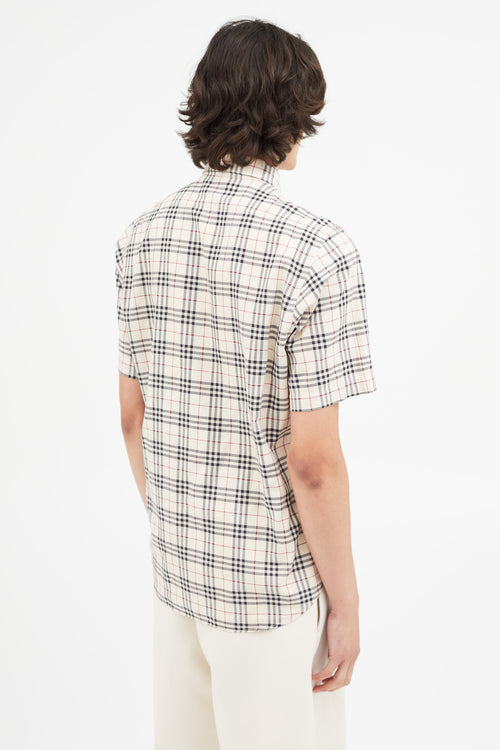 Burberry Beige Nova Check Shirt