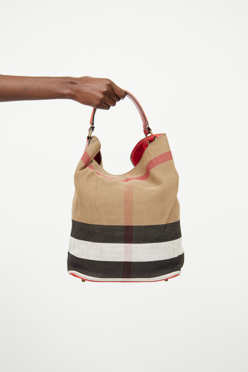 Burberry Mega Check Ashby Bag