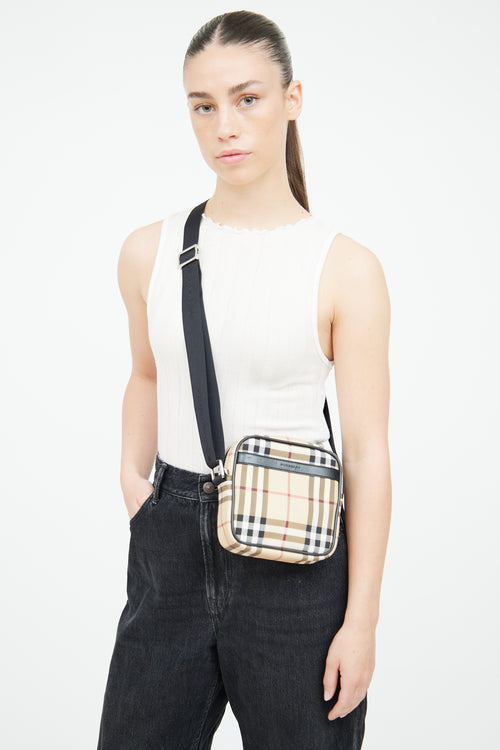 Burberry Nova Check Mini Crossbody Bag