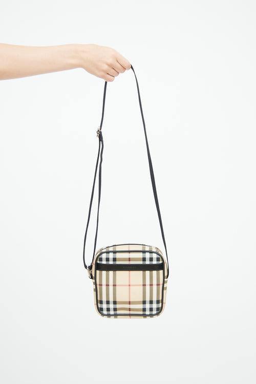 Burberry Nova Check Mini Crossbody Bag