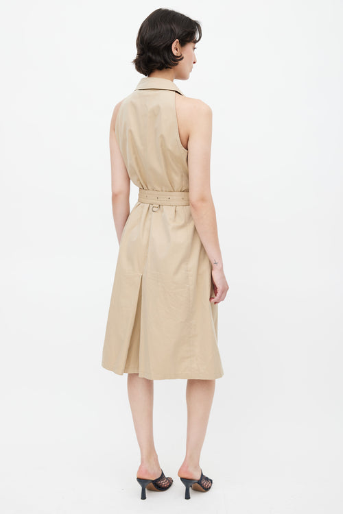 Burberry Beige Trench Belted Dress