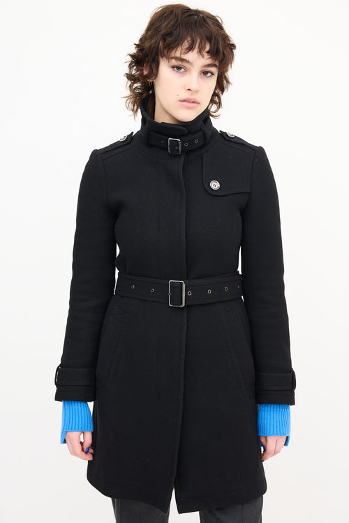 Burberry Belted Wool Coat