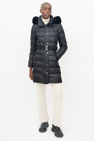 Burberry Black Abbeydale Down Puffer Coat