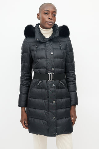 Burberry Black Abbeydale Down Puffer Coat