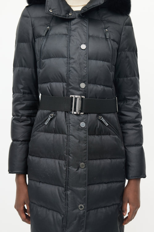 Burberry Black Abbeydale Down Puffer Coat