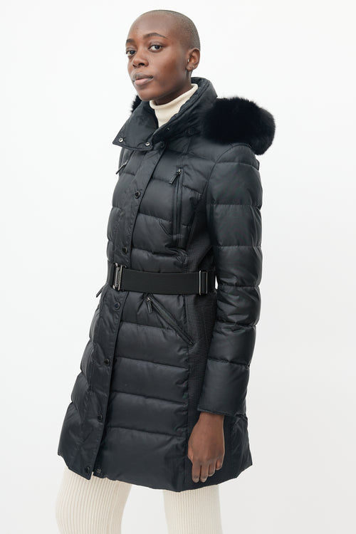 Burberry Black Abbeydale Down Puffer Coat