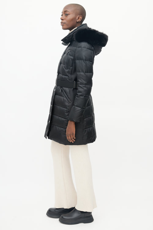 Burberry Black Abbeydale Down Puffer Coat