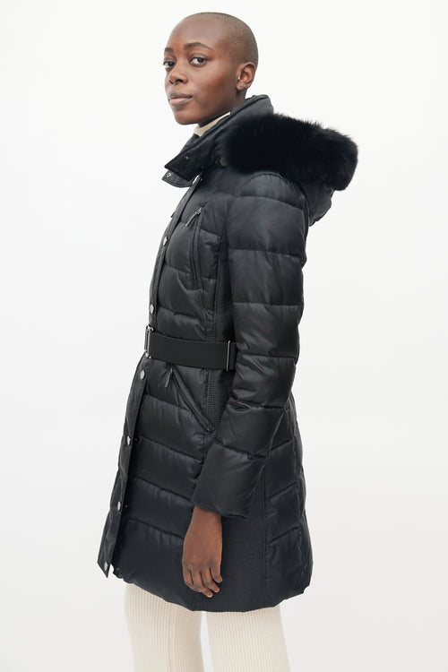 Burberry Black Abbeydale Down Puffer Coat