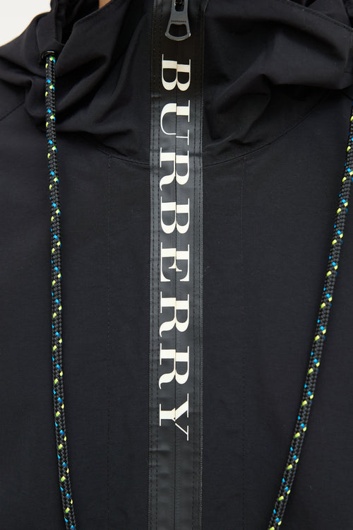 Burberry Black Bungee Cord Jacket