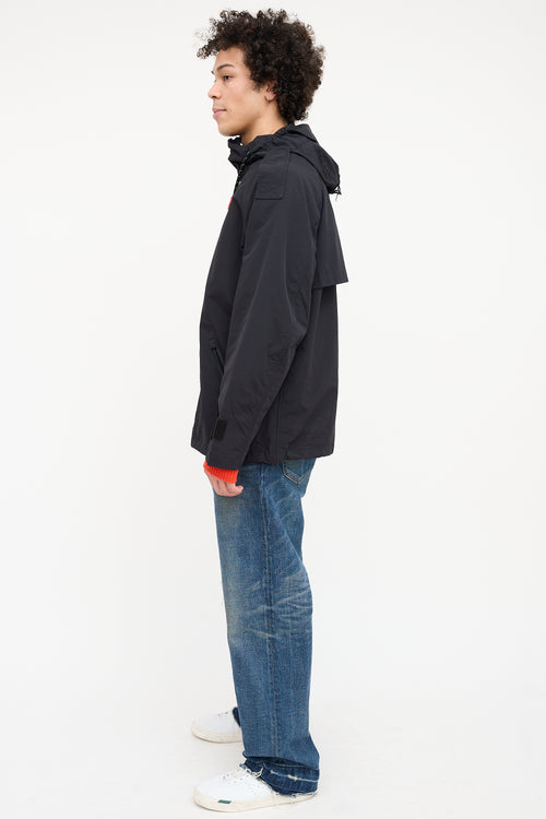 Burberry Black Bungee Cord Jacket