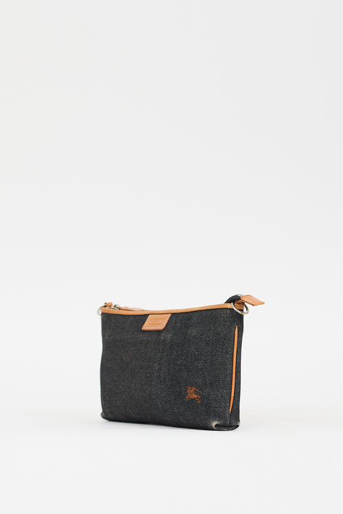 Burberry Blue Label Vintage Black Denim Bag