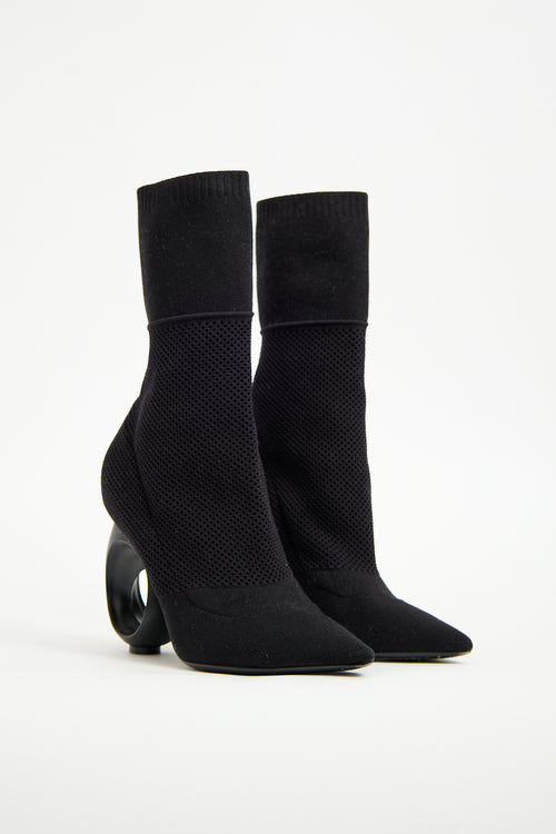 Burberry Black Kimberley Sock Boot