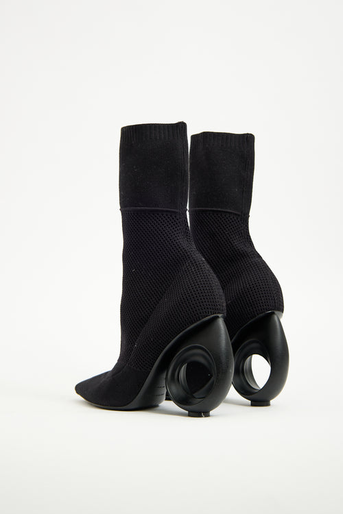 Burberry Black Kimberley Sock Boot