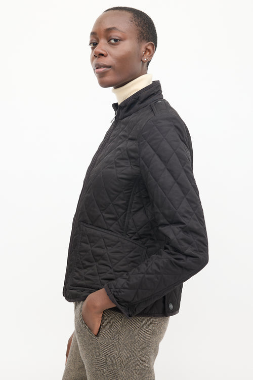 Burberry Black Quilted Jacket