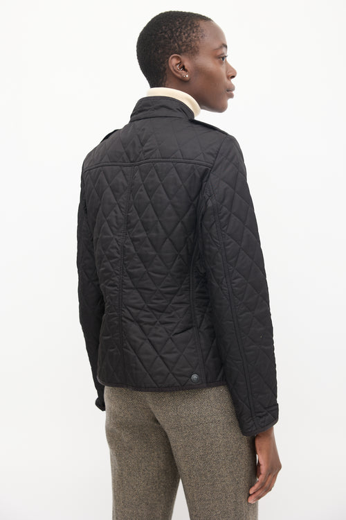 Burberry Black Quilted Jacket