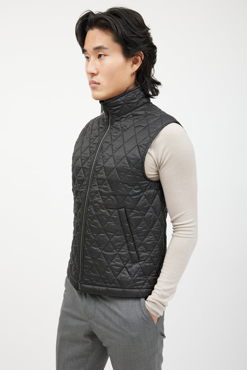 Burberry Black Quilted Nylon Vest