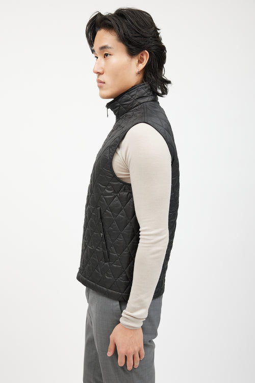 Burberry Black Quilted Nylon Vest