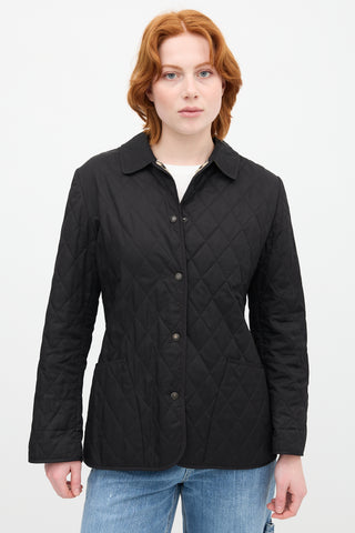 Burberry Black Quilted Jacket