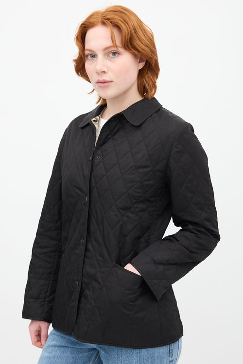 Burberry Black Quilted Jacket