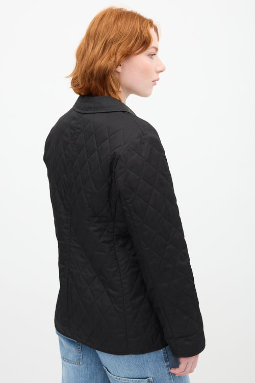 Burberry Black Quilted Jacket